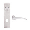 L9456P-12L-629-RH Schlage L Series Corridor with Deadbolt Commercial Mortise Lock with 12 Cast Lever Design in Bright Stainless Steel