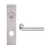 L9480P-02L-630 Schlage L Series Storeroom with Deadbolt Commercial Mortise Lock with 02 Cast Lever Design in Satin Stainless Steel