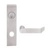L9480P-06L-630 Schlage L Series Storeroom with Deadbolt Commercial Mortise Lock with 06 Cast Lever Design in Satin Stainless Steel