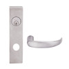 L9480P-17L-630 Schlage L Series Storeroom with Deadbolt Commercial Mortise Lock with 17 Cast Lever Design in Satin Stainless Steel