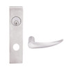 L9480P-OME-L-629 Schlage L Series Storeroom with Deadbolt Commercial Mortise Lock with Omega Lever Design in Bright Stainless Steel