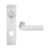 L9050L-01L-626 Schlage L Series Less Cylinder Entrance Commercial Mortise Lock with 01 Cast Lever Design in Satin Chrome