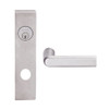 L9050L-01L-630 Schlage L Series Less Cylinder Entrance Commercial Mortise Lock with 01 Cast Lever Design in Satin Stainless Steel