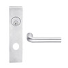 L9050L-02L-626 Schlage L Series Less Cylinder Entrance Commercial Mortise Lock with 02 Cast Lever Design in Satin Chrome