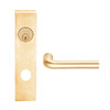 L9050L-02L-612 Schlage L Series Less Cylinder Entrance Commercial Mortise Lock with 02 Cast Lever Design in Satin Bronze