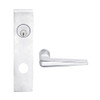 L9050L-05L-625 Schlage L Series Less Cylinder Entrance Commercial Mortise Lock with 05 Cast Lever Design in Bright Chrome