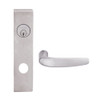 L9050L-07L-630 Schlage L Series Less Cylinder Entrance Commercial Mortise Lock with 07 Cast Lever Design in Satin Stainless Steel