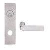 L9080L-01N-630 Schlage L Series Less Cylinder Storeroom Commercial Mortise Lock with 01 Cast Lever Design in Satin Stainless Steel