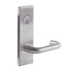 L9080L-03N-630 Schlage L Series Less Cylinder Storeroom Commercial Mortise Lock with 03 Cast Lever Design in Satin Stainless Steel