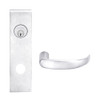 L9080L-17N-625 Schlage L Series Less Cylinder Storeroom Commercial Mortise Lock with 17 Cast Lever Design in Bright Chrome