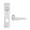 L9080L-05L-626 Schlage L Series Less Cylinder Storeroom Commercial Mortise Lock with 05 Cast Lever Design in Satin Chrome