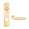 L9080L-18L-612 Schlage L Series Less Cylinder Storeroom Commercial Mortise Lock with 18 Cast Lever Design in Satin Bronze