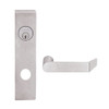 L9080L-06L-630 Schlage L Series Less Cylinder Storeroom Commercial Mortise Lock with 06 Cast Lever Design in Satin Stainless Steel