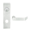 L9453L-06N-619 Schlage L Series Less Cylinder Entrance with Deadbolt Commercial Mortise Lock with 06 Cast Lever Design in Satin Nickel