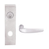 L9453L-07N-629 Schlage L Series Less Cylinder Entrance with Deadbolt Commercial Mortise Lock with 07 Cast Lever Design in Bright Stainless Steel