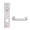 L9453L-03L-629 Schlage L Series Less Cylinder Entrance with Deadbolt Commercial Mortise Lock with 03 Cast Lever Design in Bright Stainless Steel