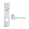 L9453L-05L-626 Schlage L Series Less Cylinder Entrance with Deadbolt Commercial Mortise Lock with 05 Cast Lever Design in Satin Chrome