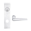 L9453L-05L-625 Schlage L Series Less Cylinder Entrance with Deadbolt Commercial Mortise Lock with 05 Cast Lever Design in Bright Chrome