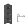 046XY-315AN-85-TEKWD IVES Adjustable Half Surface Continuous Geared Hinges with Wood Screws in Anodized Black