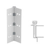 026XY-US28-95-TF IVES Full Mortise Continuous Geared Hinges with Thread Forming Screws in Satin Aluminum