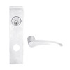 L9453L-12L-625-LH Schlage L Series Less Cylinder Entrance with Deadbolt Commercial Mortise Lock with 12 Cast Lever Design in Bright Chrome