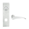 L9456L-12N-619-LH Schlage L Series Less Cylinder Corridor with Deadbolt Commercial Mortise Lock with 12 Cast Lever Design in Satin Nickel