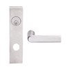 L9456L-01L-629 Schlage L Series Less Cylinder Corridor with Deadbolt Commercial Mortise Lock with 01 Cast Lever Design in Bright Stainless Steel
