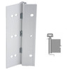 224HD-US28-83-TF IVES Full Mortise Continuous Geared Hinges with Thread Forming Screws in Satin Aluminum