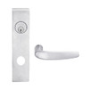 L9456L-07L-626 Schlage L Series Less Cylinder Corridor with Deadbolt Commercial Mortise Lock with 07 Cast Lever Design in Satin Chrome