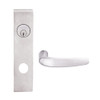 L9456L-07L-629 Schlage L Series Less Cylinder Corridor with Deadbolt Commercial Mortise Lock with 07 Cast Lever Design in Bright Stainless Steel