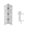 027XY-US28-83-TFWD IVES Full Mortise Continuous Geared Hinges with Thread Forming Screws in Satin Aluminum