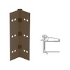 045XY-313AN-83-TFWD IVES Adjustable Half Surface Continuous Geared Hinges with Thread Forming Screws in Dark Bronze Anodized