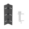 027XY-315AN-120-SECWDWD IVES Full Mortise Continuous Geared Hinges with Security Screws - Hex Pin Drive in Anodized Black