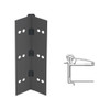 045XY-315AN-95-SECWDWD IVES Adjustable Half Surface Continuous Geared Hinges with Security Screws - Hex Pin Drive in Anodized Black