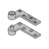 7215F-TOP-US3-RH IVES Fire Rated 7215 3/4" Offset Top Pivot in Bright Brass