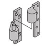 7215F-INT-SP28-RH IVES Fire Rated 7215 3/4" Offset Intermediate Pivot in Sprayed Aluminum