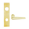 L9070J-05L-605 Schlage L Series Classroom Commercial Mortise Lock with 05 Cast Lever Design Prepped for FSIC in Bright Brass