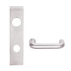 L9080J-03L-629 Schlage L Series Storeroom Commercial Mortise Lock with 03 Cast Lever Design Prepped for FSIC in Bright Stainless Steel