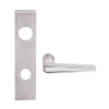 L9080J-05L-630 Schlage L Series Storeroom Commercial Mortise Lock with 05 Cast Lever Design Prepped for FSIC in Satin Stainless Steel