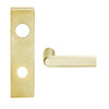 L9480L-01N-606 Schlage L Series Less Cylinder Storeroom with Deadbolt Commercial Mortise Lock with 01 Cast Lever Design in Satin Brass