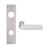 L9480L-01L-630 Schlage L Series Less Cylinder Storeroom with Deadbolt Commercial Mortise Lock with 01 Cast Lever Design in Satin Stainless Steel