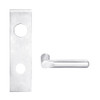 L9082L-18N-625 Schlage L Series Less Cylinder Institution Commercial Mortise Lock with 18 Cast Lever Design in Bright Chrome