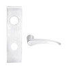 L9456BD-12N-625-LH Schlage L Series Corridor with Deadbolt Commercial Mortise Lock with 12 Cast Lever Design Prepped for SFIC in Bright Chrome