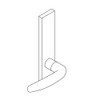 L9456J-07L-626, Schlage Corridor with Deadbolt, Mortise Lock, 07 Lever, L Escutcheon, FSIC Prep, Satin Chrome Finish
