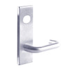 L9453BD-03N-625 Schlage L Series Entrance with Deadbolt Commercial Mortise Lock with 03 Cast Lever Prepped for SFIC in Bright Chrome