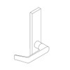 L9082P-06N-612, Schlage Institution, Mortise Lock, 06 Lever, N Escutcheon, Satin Bronze Finish