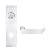 L9082P-06N-625 Schlage L Series Institution Commercial Mortise Lock with 06 Cast Lever Design in Bright Chrome