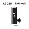 L9025-01N-619 Schlage L Series Exit Commercial Mortise Lock with 01 Cast Lever Design in Satin Nickel