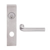 L9026P-02L-630 Schlage L Series Exit Lock with Cylinder Commercial Mortise Lock with 02 Cast Lever Design in Satin Stainless Steel