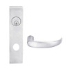 L9026P-17L-626 Schlage L Series Exit Lock with Cylinder Commercial Mortise Lock with 17 Cast Lever Design in Satin Chrome